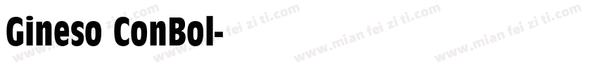 Gineso ConBol字体转换